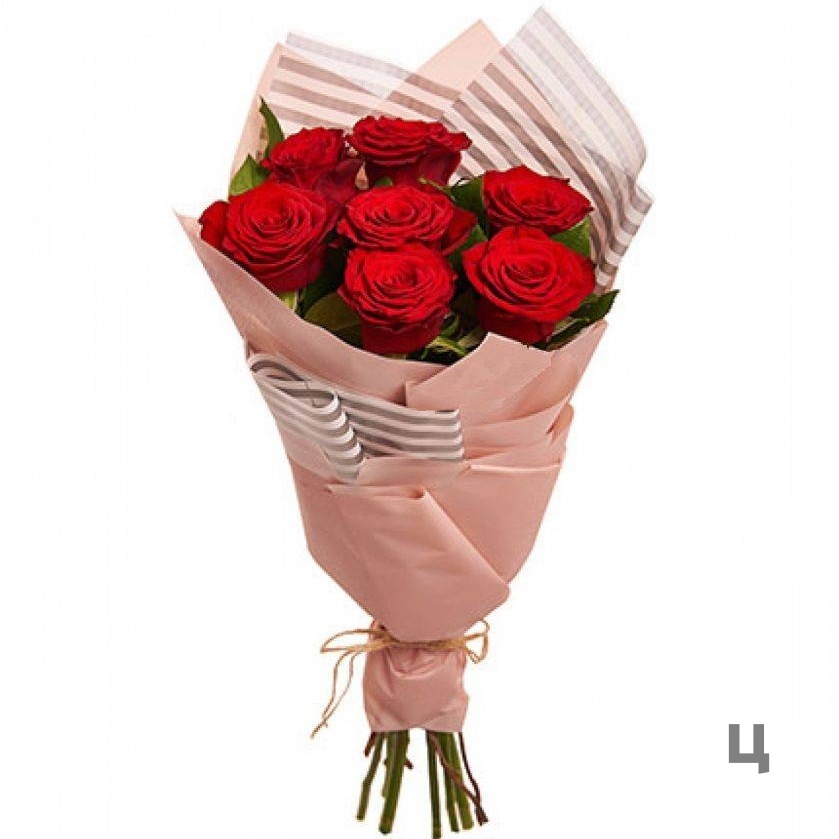 Розы в упаковке как сохранить. Букет "7 красных роз". Букет роз 9 шт 40 см. Розы в красивой упаковке. Букет из семи роз.